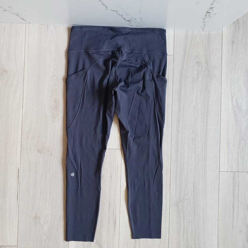 Lululemon Leggings Fast Free Tight II Womens 10 Intergalactic Nulux 25"
